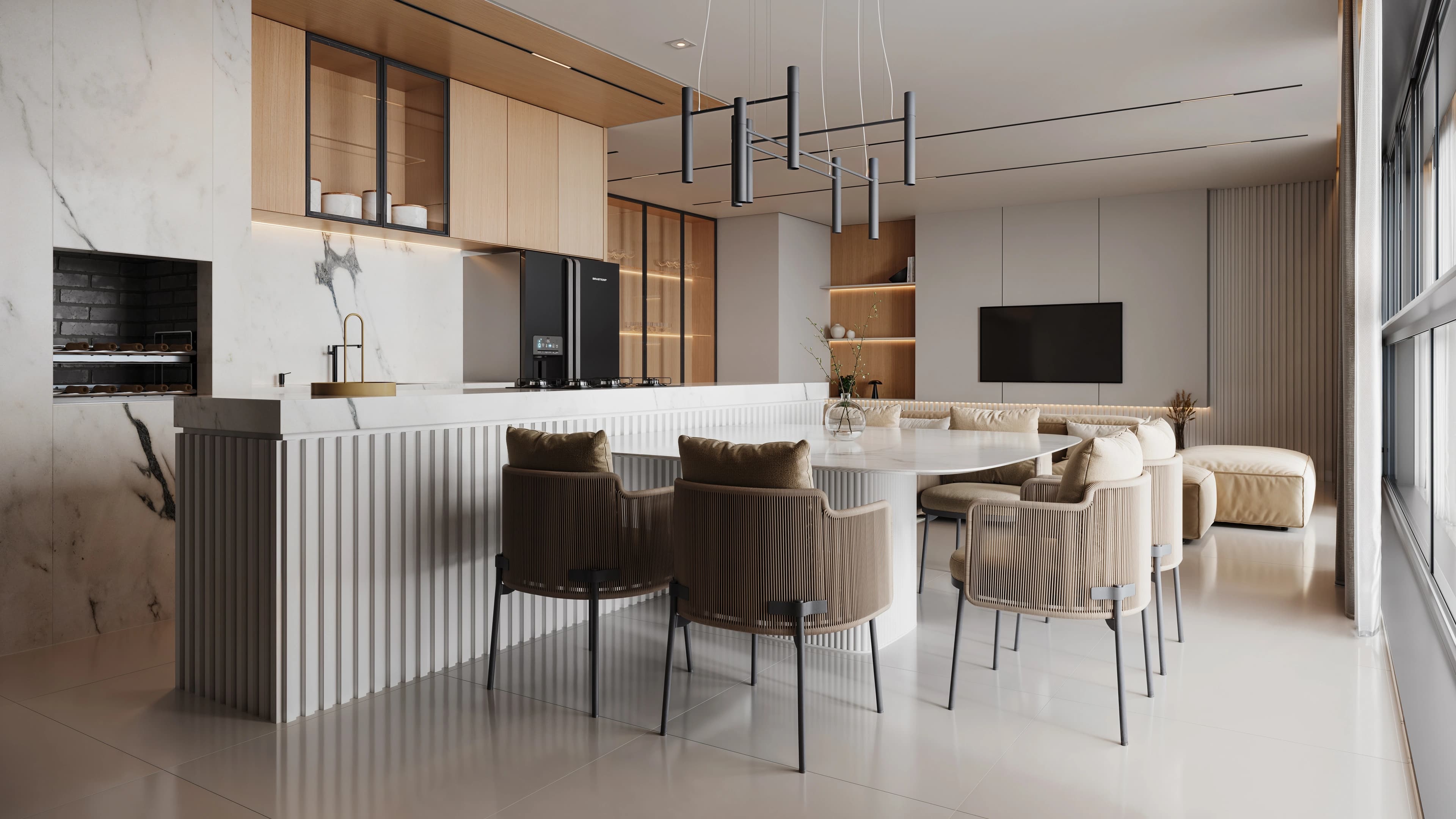 Living - 6 ao 49 andar